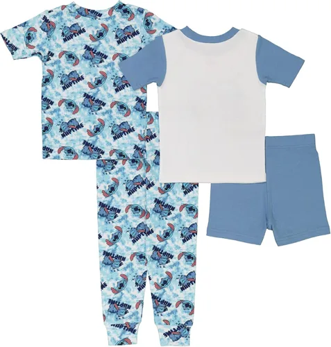 Vista 2 de Disney Conjunto de pijama de algodón ajustada de 4 piezas para niño Hora de la siesta