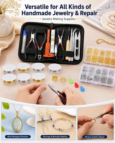 Vista 8 de Kit de fabricación de joyas - Herramientas de reparación de joyas