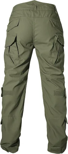 Vista 2 de AKARMY Pantalones de senderismo con forro polar para hombre, pantalones tácticos tipo cargo, pantalones de esquí de nieve, pantalones gruesos