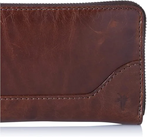 Vista 4 de FRYE Cartera de piel con cremallera Melissa