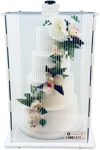 Vista 10 de CAKESAFE Transportador de pasteles Itsy Tall reutilizable, de plástico