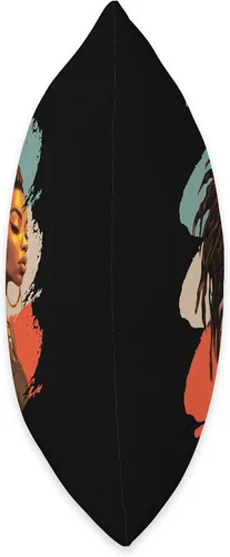 Vista 2 de Locs Afro Dreadlocks Love Natural Beauty Hair It's the Locs for Me Afro Hair - Almohada negra americana africana, 16 x 16 pulgadas, multicolor