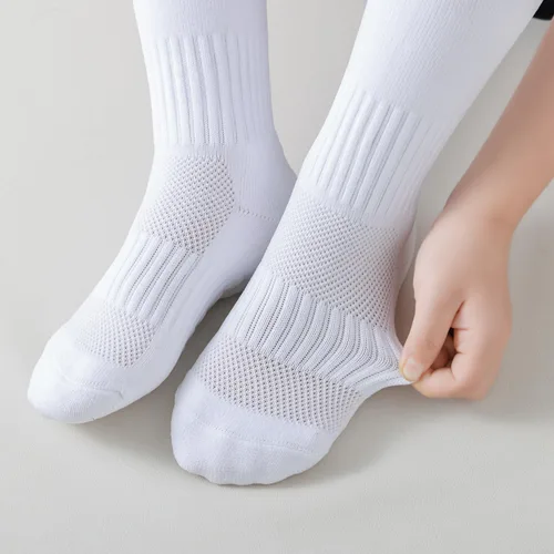 Vista 5 de EPEIUS Calcetines de fútbol para niños, antideslizantes, hasta la rodilla, calcetines deportivos con agarre deportivo, calcetines de fútbol