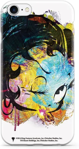 Vista 19 de Inspired Cases - Funda para iPhone 13 Mini con textura 3D - Funda protectora de goma para iPhone 13 Mini de Apple - Betty Boop Art