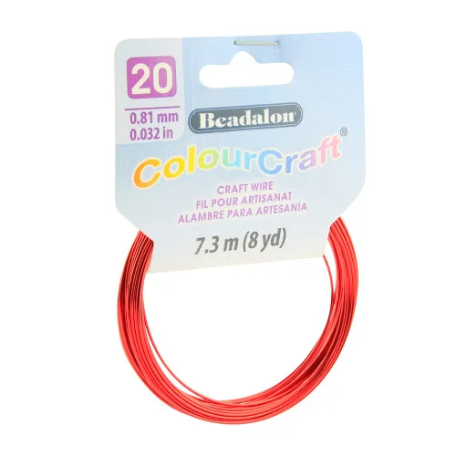 Vista 9 de Beadalon ColourCraft - Alambre para hacer joyas, artesanía pesada, núcleo de cobre estructural, calibre 16, bobina de cobre de 2.3 yardas