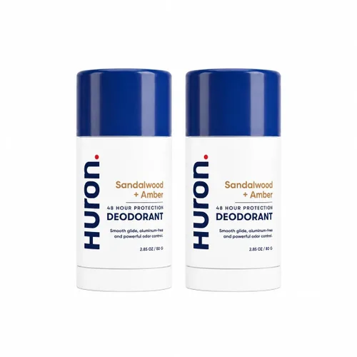 Vista 13 de Huron Desodorante sin aluminio: Citrus + Eucalyptus, (barra de 3.2 oz)