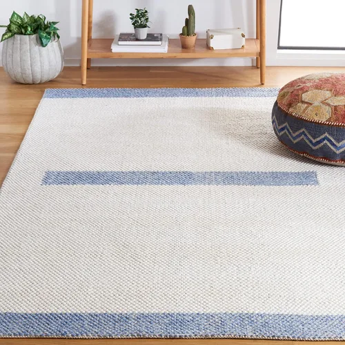 Vista 25 de SAFAVIEH Natura Collection - Alfombra de pasillo, 2 pies 3 pulgadas x 8 pies, negro y marfil, tejido plano hecho a mano de lana moderna a rayas