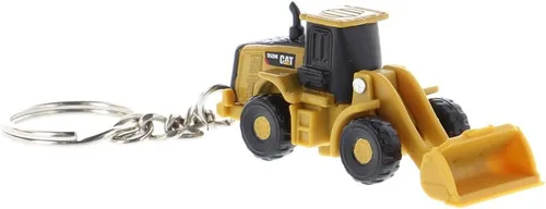 Vista 12 de Diecast Masters Cat Micro Scale Construction Vehicle Keychain
