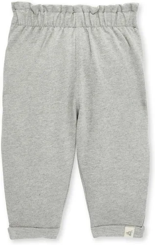 Vista 10 de Burt's Bees Baby Organic Cotton Knit Pants, Baby Sweatpants, Infant Bottoms Gris Sólido/Rayas 2-pk