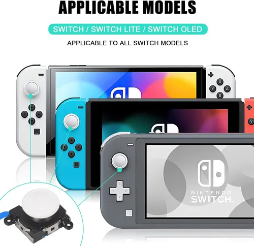 Vista 5 de Joystick de repuesto para Switch Lite, kit de herramientas de repuesto de joystick de reparación para Switch Lite y Nintendo Joycon