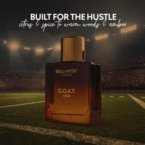Vista 3 de BellaVita Luxury G.O.A.T. - Perfume para hombre con bergamota, lavanda y pachulí oriental Perfume refrescante para hombre durante todo el día