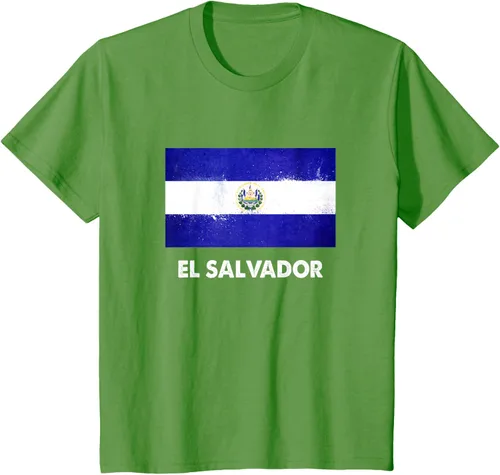 Vista 49 de Camiseta de la bandera de El Salvador Camiseta salvadoreña