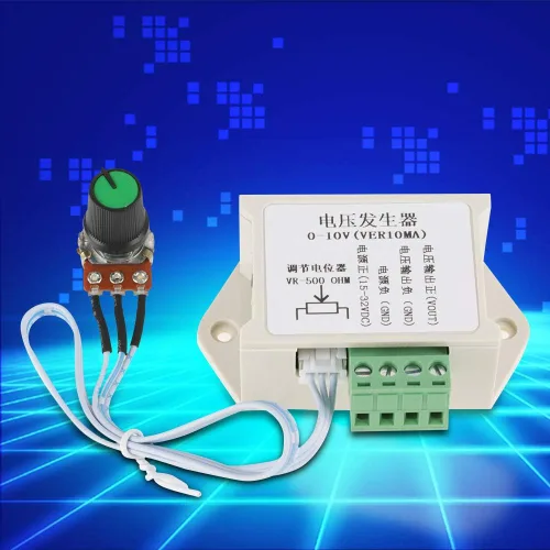 Vista 2 de Módulo generador de voltaje ajustable de 0-10V DC 10mA para control de señal analógica - Unidad de fuente de alimentación de automatización