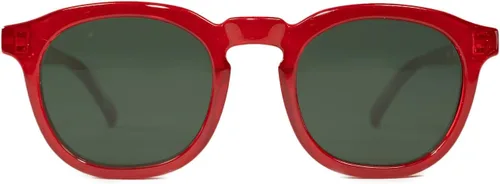 Vista 9 de Kolo Webster - Gafas de sol italianas de alta calidad, estilo cuadrado clásico, color negro