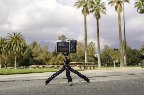 Vista 3 de ARKON Mounts - Soporte para cámara de trípode mini Creación de contenido y transmisión en vivo Brazos de trípode flexibles Compatible