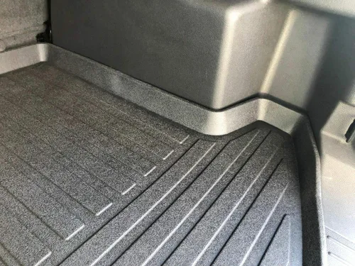 Vista 5 de Forro de carga – Tapete de maletero para Ford Escape 2013-2019 – Alfombrillas de maletero resistentes a la intemperie para automóviles con borde