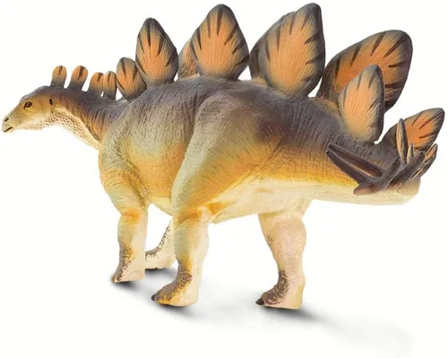 Vista 2 de Safari Ltd. Stegosaurus - Figura icónica modelo de dinosaurio de 8.5 pulgadas, juguete divertido y educativo para niños, niñas y niños a partir de 3