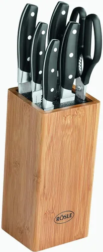 Vista 4 de RÖSLE Herramientas, Gadgets & Barware Otro, Bambú, Negro, Plata, Marrón, 15.4 x 7.9 x 5.5 in
