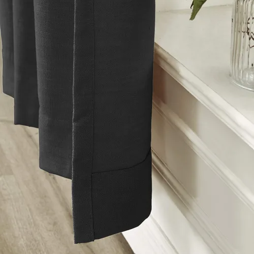 Vista 63 de Frelement Cortinas plisadas de lino de algodón de 100 pulgadas de ancho y 102 pulgadas de largo, cortinas con reducción de ruido para sala