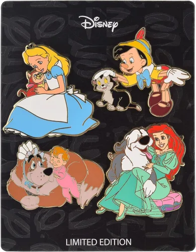 Vista 8 de Disney Frozen Pets Enamel Pin Set Pack of 4 Pieces Limited Edition Collectors Pins
