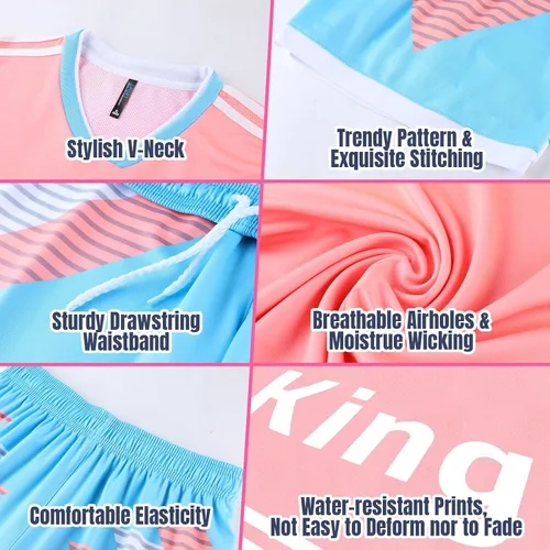 Vista 3 de Camisetas de fútbol personalizadas para hombres, mujeres, niños, camisetas de fútbol personalizadas, pantalones cortos, uniforme de fútbol juvenil