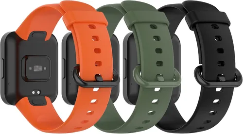 Vista 9 de TenCloud Paquete de 3 pulseras compatibles con Xiaomi Redmi Watch 2 Lite Smartwatch Band Strap