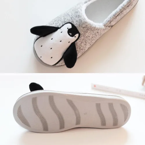 Vista 3 de Zapatillas unisex de pingüino de forro polar suave para el hogar, cálidas y esponjosas para interiores y exteriores para adultos y niños pequeños