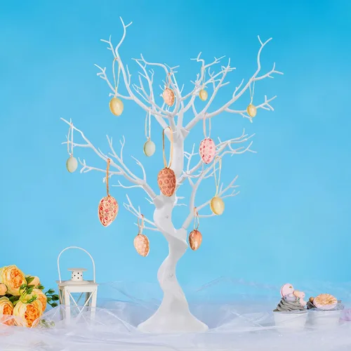 Vista 9 de Sziqiqi Árbol artificial negro para centro de mesa, pequeños árboles falsos de 1.9 pies, árbol sintético para fiesta, cumpleaños, jardín, hogar