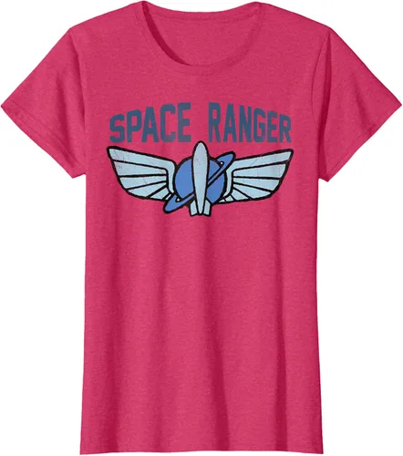 Vista 8 de Disney Pixar Toy Story 4 Buzz Lightyear Space Ranger Badge - Camiseta, Negro, S