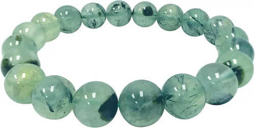 Vista 480 de Gem Avenue Handmade Round Bead Stretch Bracelet Unisex Natural Stone Beaded Jewelry for Men & Women, Elastic Wristband for Daily Wear