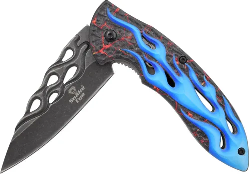 Vista 6 de Snake Eye Tactical Cuchillo plegable de bolsillo con mango de diseño suave y hermoso para todos los días (C5)