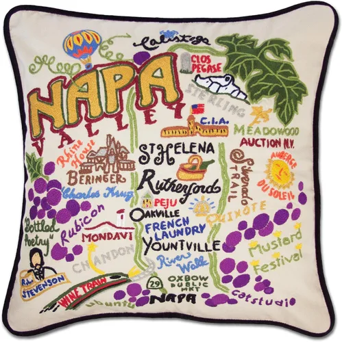 Vista 13 de Catstudio Portland (Oregon) - Almohada decorativa bordada