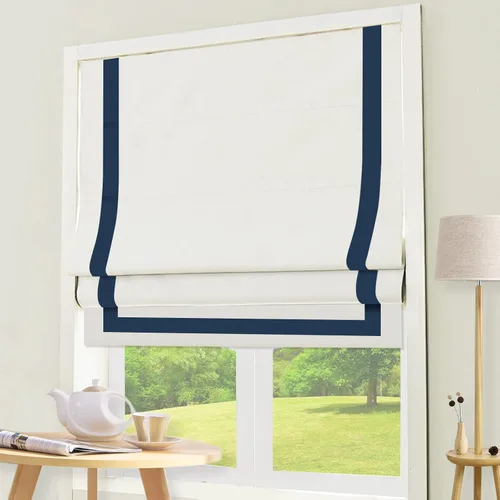 Vista 12 de DEJAVU Persianas romanas de bambú inalámbricas, opacas con filtro de luz para ventanas de interior, persianas tejidas naturales con cenefa