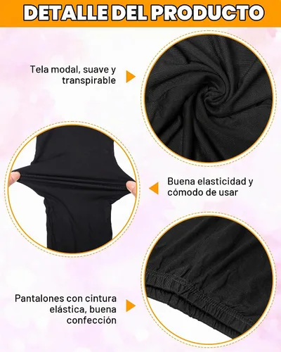 Vista 6 de Syhood - Leggings capri para niñas, 6 piezas