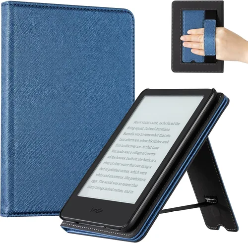 Vista 6 de CoBak Funda para todos los nuevos E-Reader de 6 pulgadas 2024 y 2022 (11 generación), funda inteligente de piel sintética, apagado y encendido