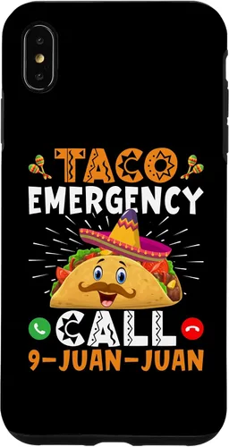Vista 7 de iPhone 15 Taco Emergency Call Nine-Juan-Juan, divertido estuche para disfraces de tacos
