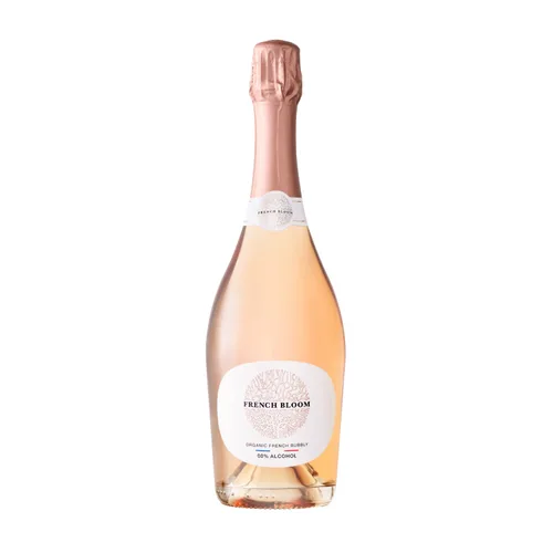 Vista 9 de French Bloom Set Duo (1 Botella Le Blanc, 1 Botella Le Rosé) Vino Espumoso Libre de Alcohol 0.0%, 750ml - Certificado Orgánico, Vegano, Bajo