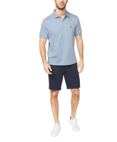 Vista 2 de Nautica Polo de manga corta con cuello de doble punta para hombre