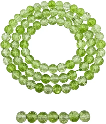Vista 58 de DandS ltd Cuentas de cristal agrietadas para la fabricación de joyas, champán, pulseras vibrantes de bricolaje, collares, aretes, suministros