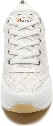 Vista 2 de Viscozzy Zapatillas de tacón alto con cuña para mujer