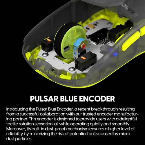 Vista 4 de Pulsar X2H - Mouse inalámbrico para juegos, edición limitada Acid Rewind, ultraligero de 1.83 onzas (1.83 oz), simétrico, interruptor óptico, 26000