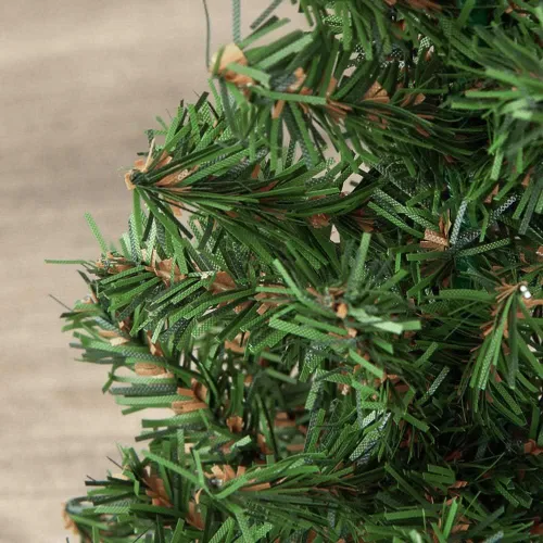 Vista 2 de 2 pequeños árboles de Navidad artificiales de pino canadiense - Mini pinos 10.0 in