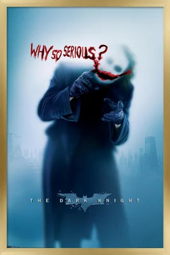 Vista 11 de Trends International DC Comics - Póster de pared de The Dark Knight - The Joker - Why So Serious, 14.725 x 22.375 pulgadas, versión enmarcada