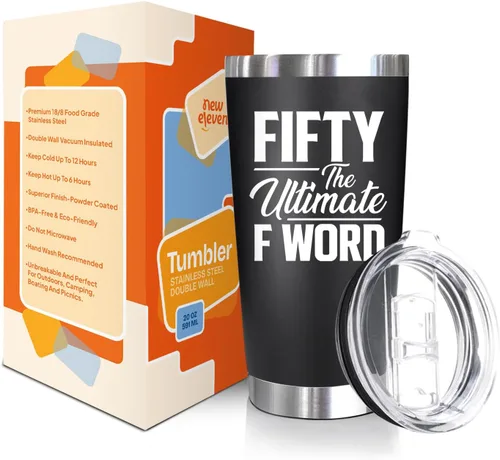 Vista 2 de NewEleven Regalos de 50 cumpleaños para hombres y mujeres – Decoraciones de cumpleaños 50 para hombres y mujeres – Regalos para mujeres que cumplen
