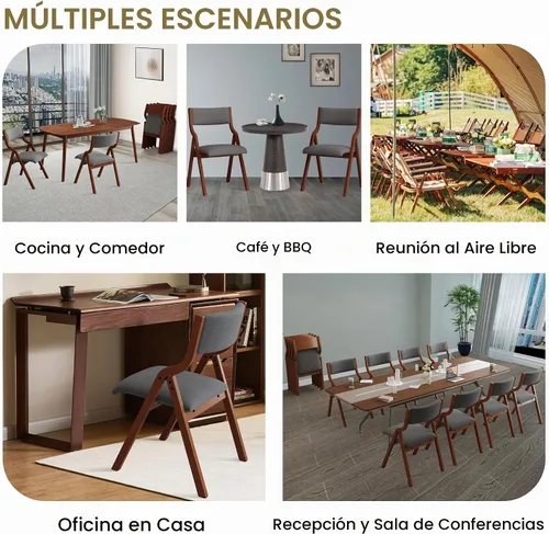 Vista 6 de Ball & Cast Silla Gris+cereza