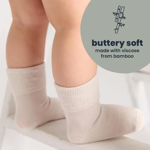 Vista 78 de squid socks Calcetines de viscosa de bambú 0-6M, 6-12M, 12-24M y 2T-3T Calcetines que se mantienen puestos
