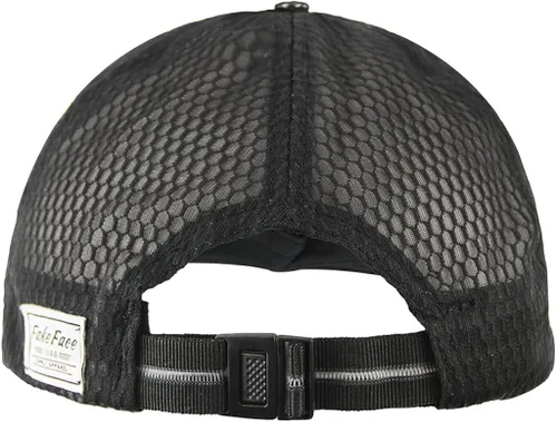 Vista 5 de Gorra De Béisbol Malla Transpirable unisex. Gorra con protección anti UV ajustable Snapback Tenis Golf Running Pesca Ciclismo