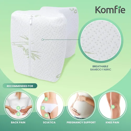 Vista 3 de ATP Modern Funda de almohada de rodilla - Funda de almohada de repuesto para piernas - Funda de almohada de ciática refrescante - Funda universal