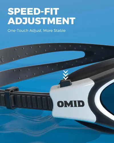 Vista 7 de OMID - gafas de natación, cómodas gafas de natación polarizadas para adultos