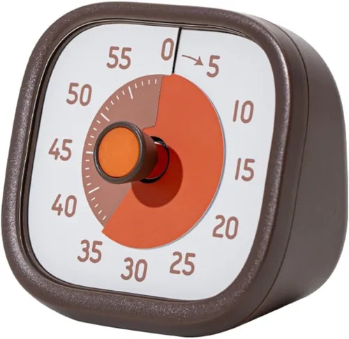Vista 11 de Temporizador visual para niños, temporizador de tiempo, temporizador de 60 minutos para niños para aula, oficina en casa, temporizador de cuenta